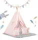 Nukido Nk-406 Kids Teepee Tent, Light Pink