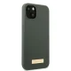 Guess Silicone Logo Plate MagSafe vāciņš iPhone 13, zaļš