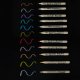 Set of 12 Pcs Acrylic Markers for Various Surfaces