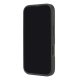Чехол Audi Genuine Leather MagSafe для iPhone 16, черно-красный