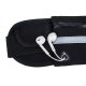 Running Fitness Belt Waist Pack Bag, Black