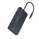 Wozinsky WDS03Y5S 14-in-1 USB-C Hub for 3 Monitors, Gray