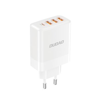Dudao A5HEU tīkla lādētājs 3x USB-A 1x USB-C PD20W – balts