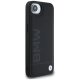 BMW Leather Hot Stamp Case for iPhone 16e, Black