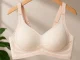 Seamless Push-Up Sports Bra, White, Size XL