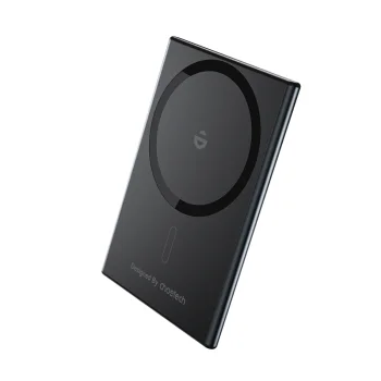 Powerbank Choetech SuperThin B708 2000mAh induktīvais 5W MagSafe / Qi - melns | ​​2000Mah Inductive Black