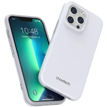 Choetech iPhone 13 Pro Case Made For MagSafe, White (PC0113-MFM-WH)
