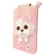 Магнитный кардхолдер-подставка Nimmy New Big-Eye Cute Pets 2.0 Dog, розовый