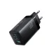 Сетевое зарядное устройство Joyroom JR-TG10 65W GaN, 2x USB-C, USB-A и кабель USB-C 1.2...