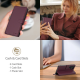 Apple iPhone 16e / 17e / SE (2025) 6.1\'\' Tech-Protect Wallet Book Case Cover, Burgundy