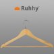 Деревянные вешалки для одежды Ruhhy 00024492, 10 шт., коричневые