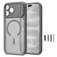Tech-Protect MagPeak MagSafe CC vāciņš iPhone 18 Pro Max / 17 Pro Max, matēts pelēks