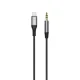 Dudao Lightning uz 3.5 mm mini jack audio kabelis 1 m, pelēks (L11PRO)