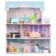 Trīsstāvu koka leļļu māja Ricokids RK-878 | Wooden Dollhouse