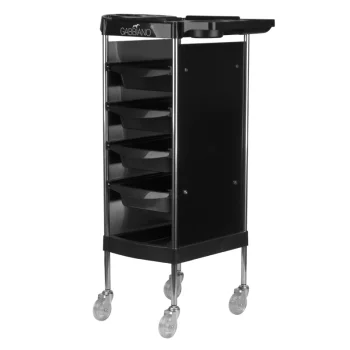 Парикмахерская тележка Gabbiano FX11-B, черная