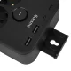 Huslog HUS1055 pagarinātājs ar tālruņa turētāju, 2x AC, 4x USB, 1.4m, melns