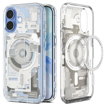 Чехол Spigen для iPhone 17 Ultra Hybrid Mag Zero One, титановый