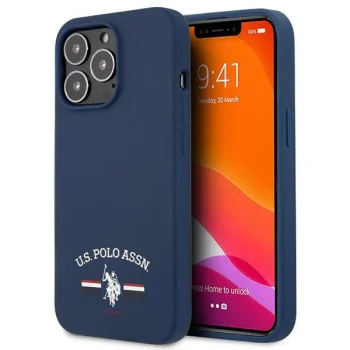 Apple iPhone 13 Pro Max 6.7'' US Polo Silicone Collection Case Cover (USHCP13XSFGV), Navy