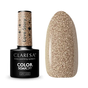 Claresa Love Story 1 UV/LED gēla nagu laka, 5g