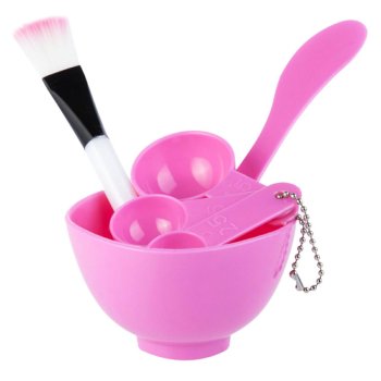 Sejas masku komplekts mājas SPA procedūrām, rozā