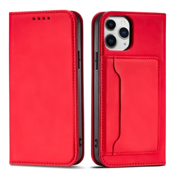 Чехол-книжка для iPhone 12 Pro Max с отделениями для карт и подставкой,...