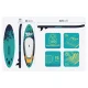 Piepūšamais SUP dēlis Aquasurf 320 x 81 x 15 cm Neo-Sport 170005
