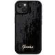 Чехол Guess для iPhone 13 / 14 / 15 Sequin Script Metal, черный
