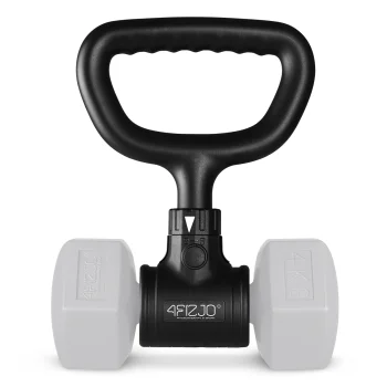 4FIZJO Kettlebell Handle Adapter for Dumbbells, up to 45 kg, Black