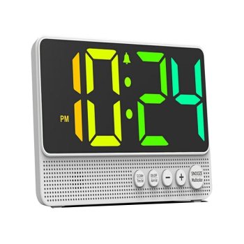 Электронные часы-будильник с цветным светодиодным дисплеем