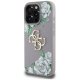 Guess iPhone 16 Pro Max Case Grained Roses Big 4G Logo, Purple