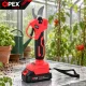 Аккумуляторный секатор OPEX TOOLS OPX28029, 21V, 25 мм, с 2 аккумуляторами и...