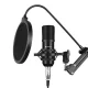 Puluz PU612B Studio Broadcast Condenser Microphone Black