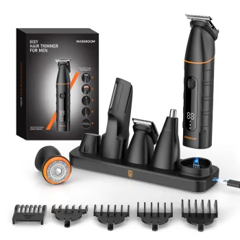 MAXGROOM LK-892 Multifunctional Trimmer with Replaceable Heads - Black
