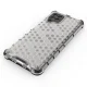 Vāciņš Samsung Galaxy A42 5G Honeycomb Case ar TPU apmali, caurspīdīgs