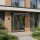 Двойной козырек над дверью поликарбонат 200x100 см MultiGarden