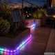 Waterproof Colorful Solar LED Strip Light with Remote 5m