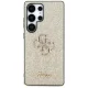 Чехол Guess Fixed Glitter Big 4G Metal Logo для Samsung Galaxy S25 Ultra, золотистый
