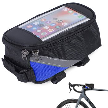 Ūdensnecaurlaidīga Velosipēda Soma Pannier Tālruņa Turētāja Maciņš Maisiņa Gadījumā | Waterproof Bicycle...