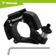 Mehāniskais velosipēda zvaniņš Trizand 100dB 7.5x4.5x2cm, melns