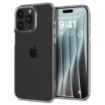 Spigen iPhone 15 Pro Max Case Crystal Flex, Clear