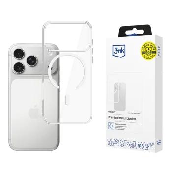 3mk MagCase priekš iPhone 17 Pro Max — caurspīdīgs | Phone Case Cover