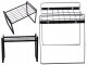 Vienlīmeņa metāla plaukts, organizators, statīvs virtuves darba virsmai | Single Level Metal Shelf