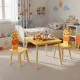 Набор детской мебели Ecotoys 6162: стол и 2 стула, жираф