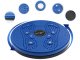 Rotating fitness twister with foot massage and magnets, blue
