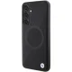 Чехол BMW для Samsung Galaxy S24 Plus Signature Leather MagSafe, черный