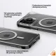 PanzerGlass HardCase with MagSafe with D3O and Military Grade Certified for iPhone 15 Pro Max - Transparent