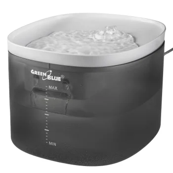GreenBlue GB392 automātiskā ūdens strūklaka dzīvniekiem, 3L, pelēka