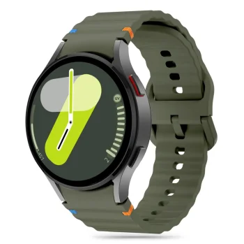Tech-Protect Samsung Galaxy Watch 4 / 5 / 6 / 7 / FE Silicone Sport Strap, Green