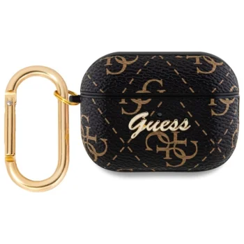 Guess AirPods Pro 2 чехол PU New 4G Hook, черный