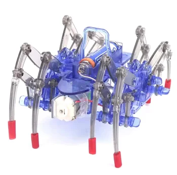 Radošs robota konstruktors bērniem – zirneklis, komplekts salikšanai, krāsains